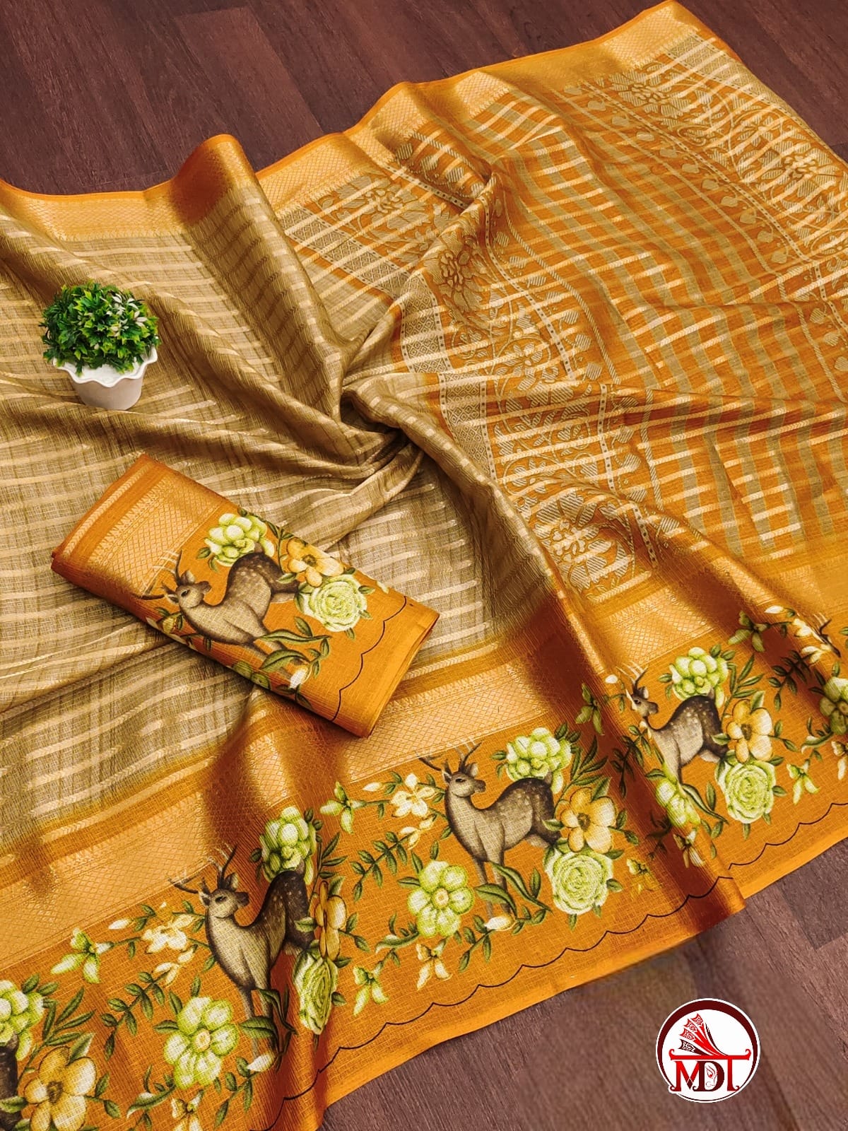 PURE JUTE KOTA SAREE