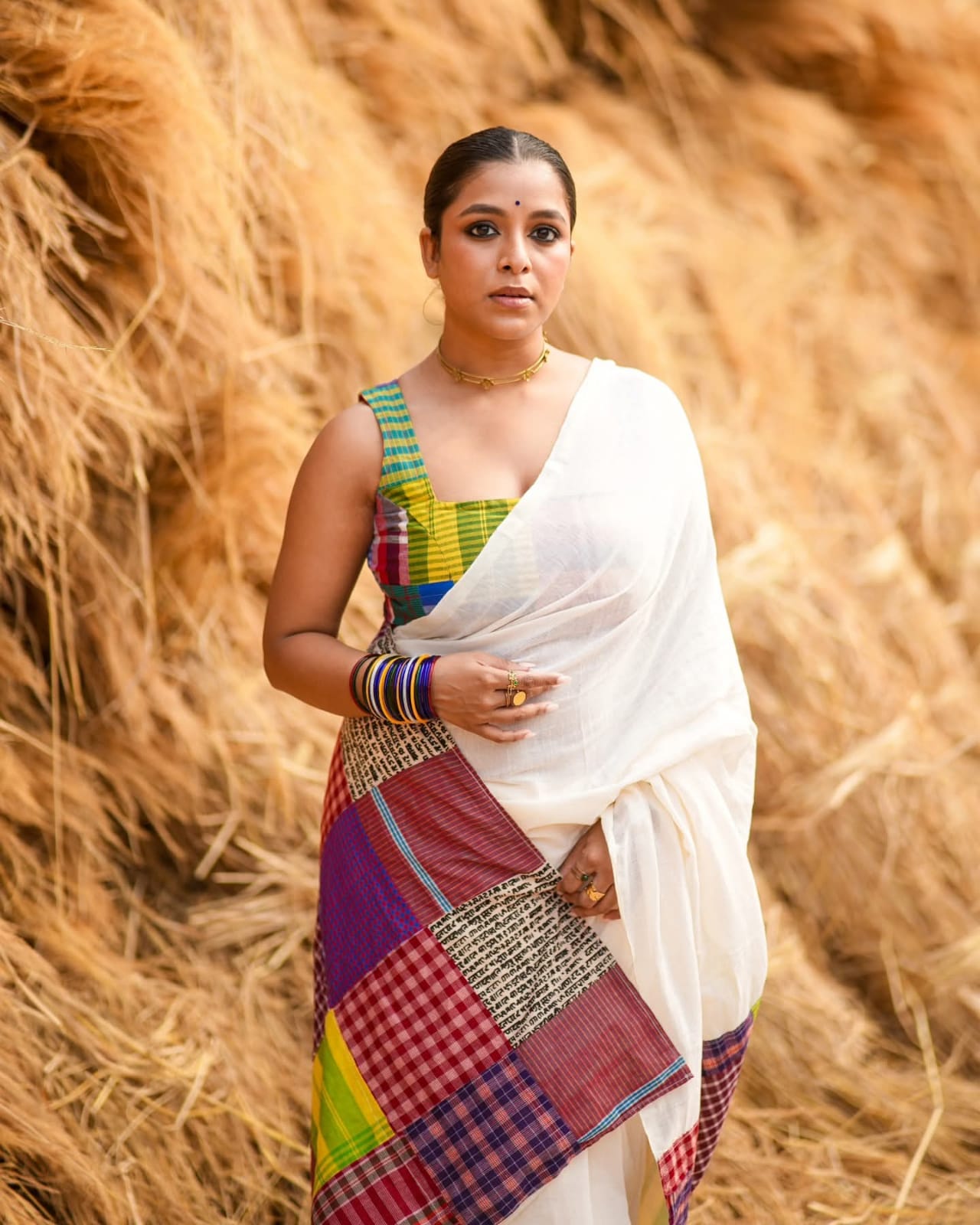 Gamcha Box Mixmatch Saree