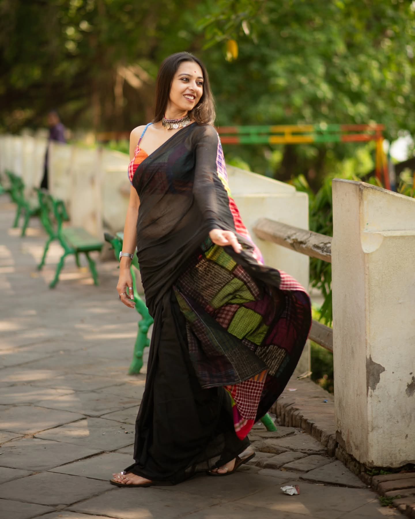 Gamcha Box Mixmatch Saree