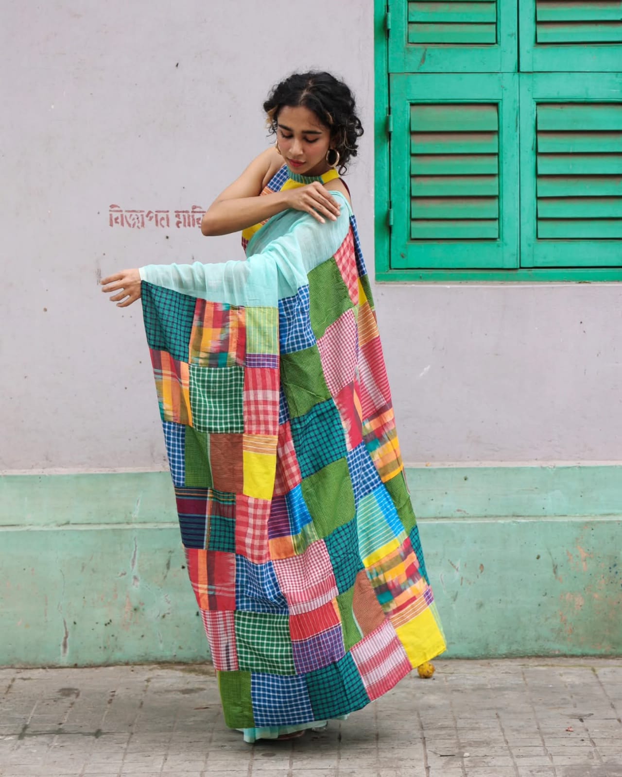 Gamcha Box Mixmatch Saree