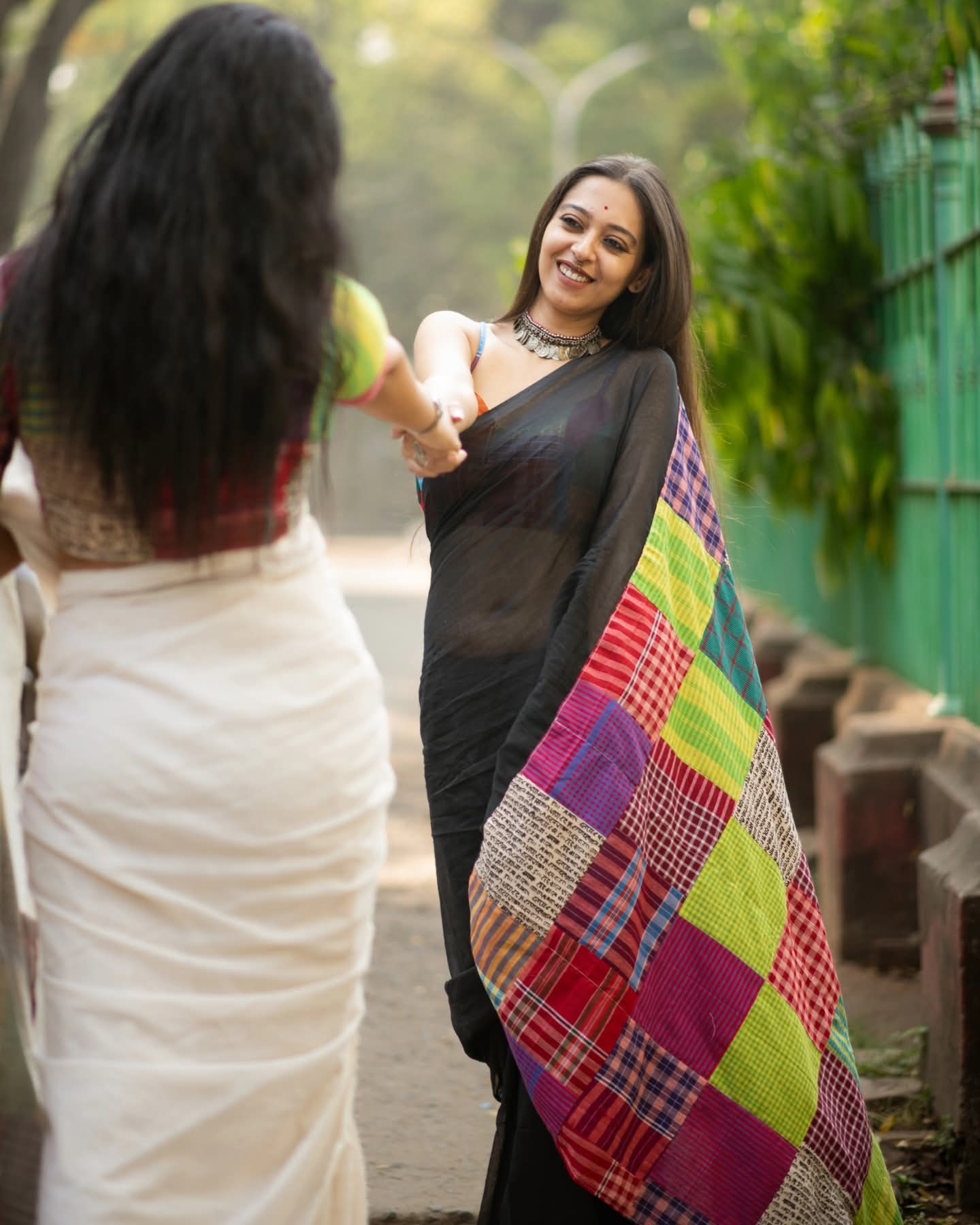 Gamcha Box Mixmatch Saree