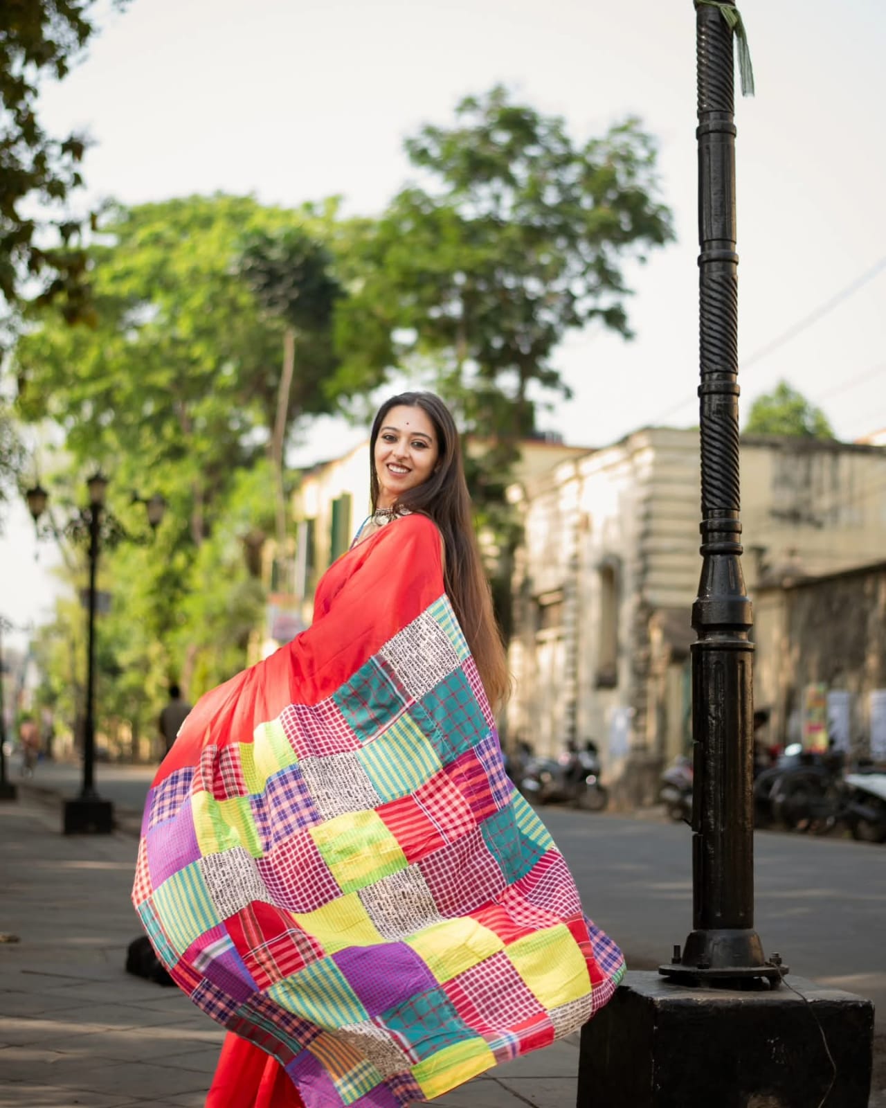 Gamcha Box Mixmatch Saree