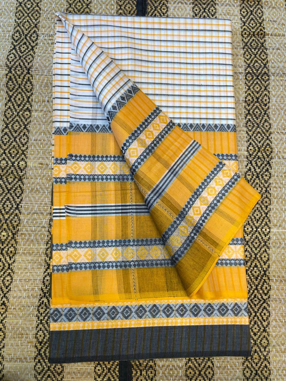 Authentic Dhaniakhali Soft fether Feelings Cotton Saree