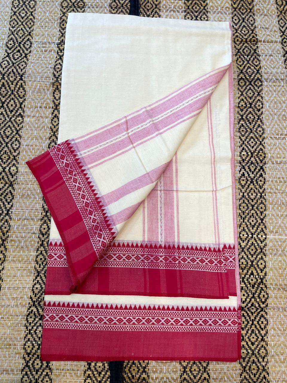 Authentic Dhaniakhali Soft fether Feelings Cotton Saree