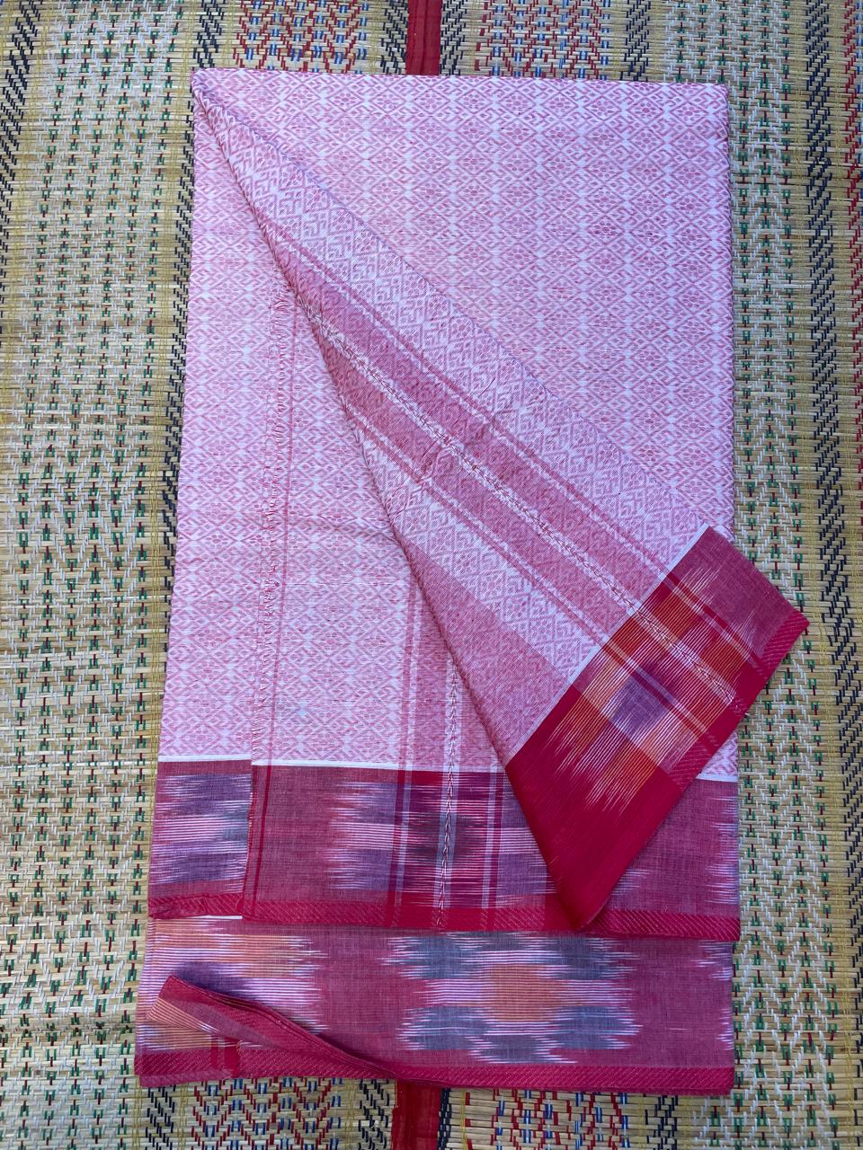 Authentic Dhaniakhali Soft fether Feelings Cotton Saree