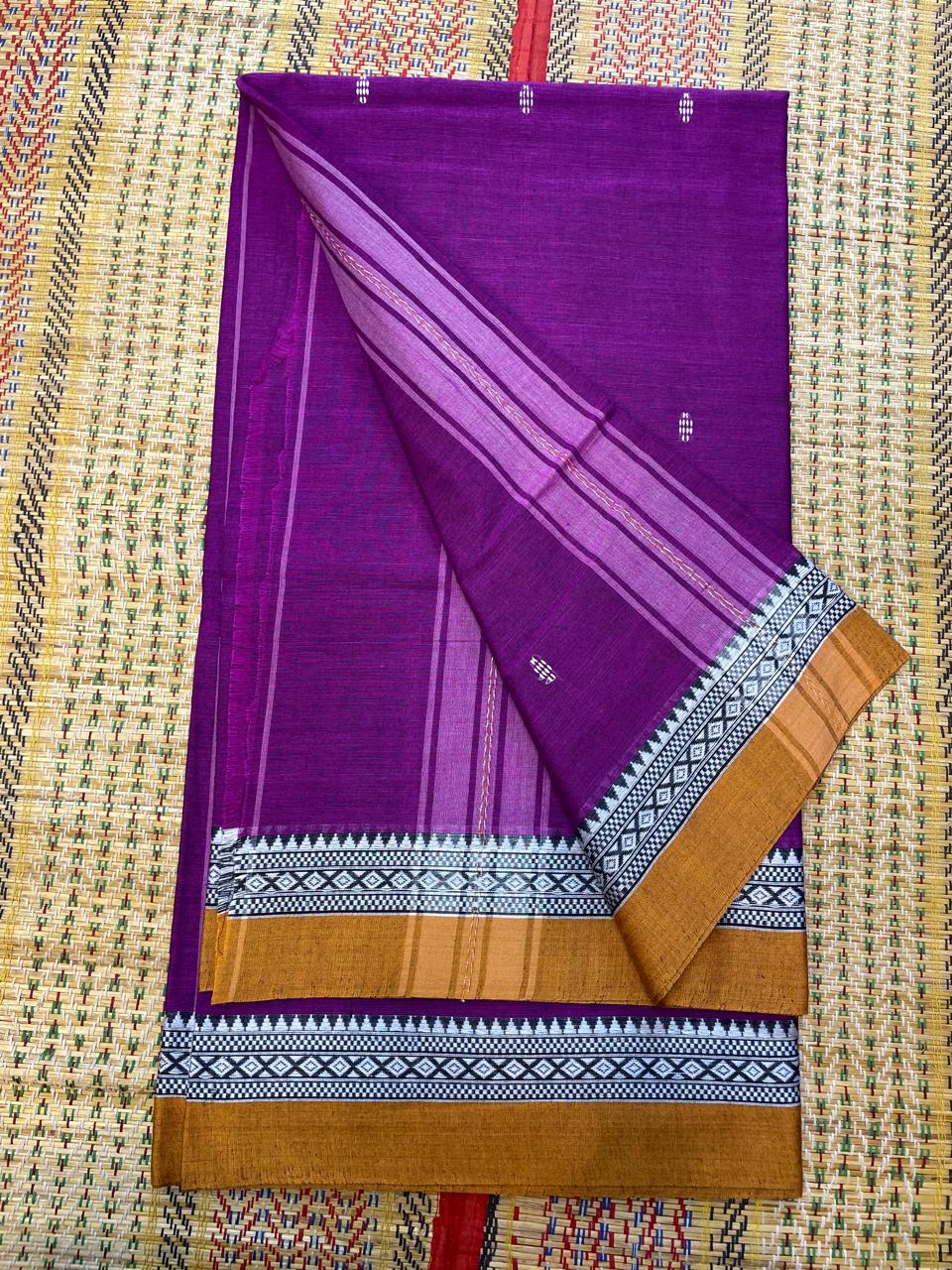 Authentic Dhaniakhali Soft fether Feelings Cotton Saree