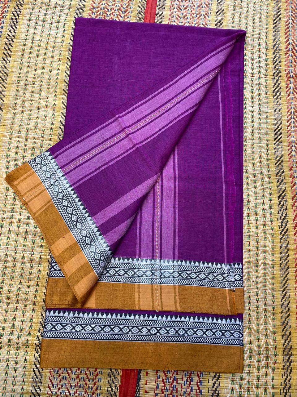 Authentic Dhaniakhali Soft fether Feelings Cotton Saree