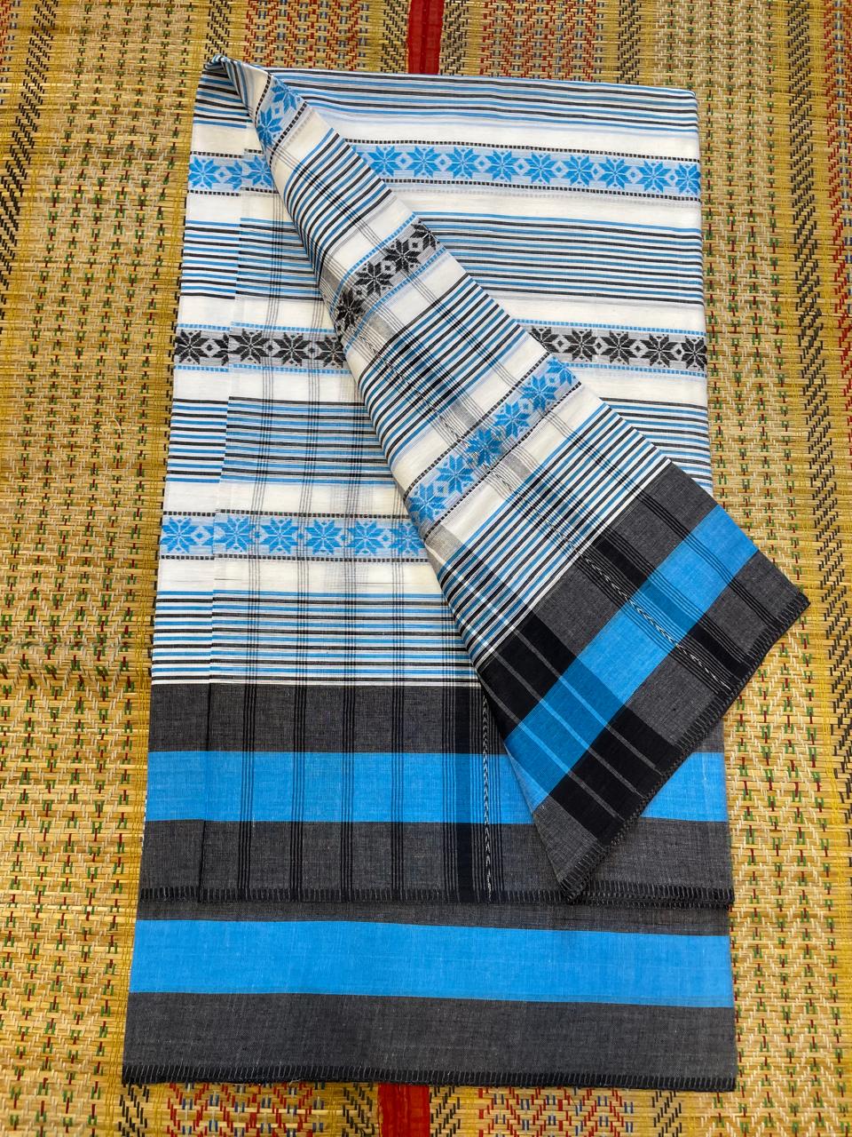 Authentic Dhaniakhali Soft fether Feelings Cotton Saree