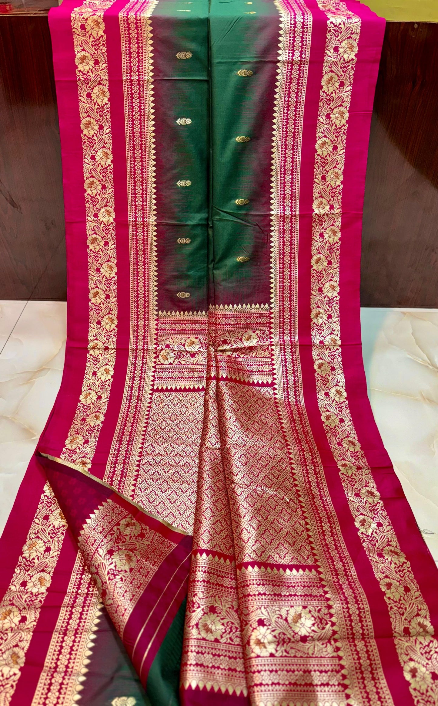EXCLUSIVE PREMIUM QUALITY IKKAT KANJIVARAM SILK