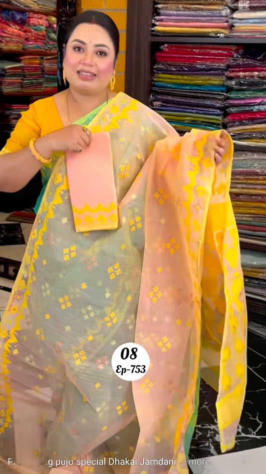 DHAKAI JAMDANI SHAREE