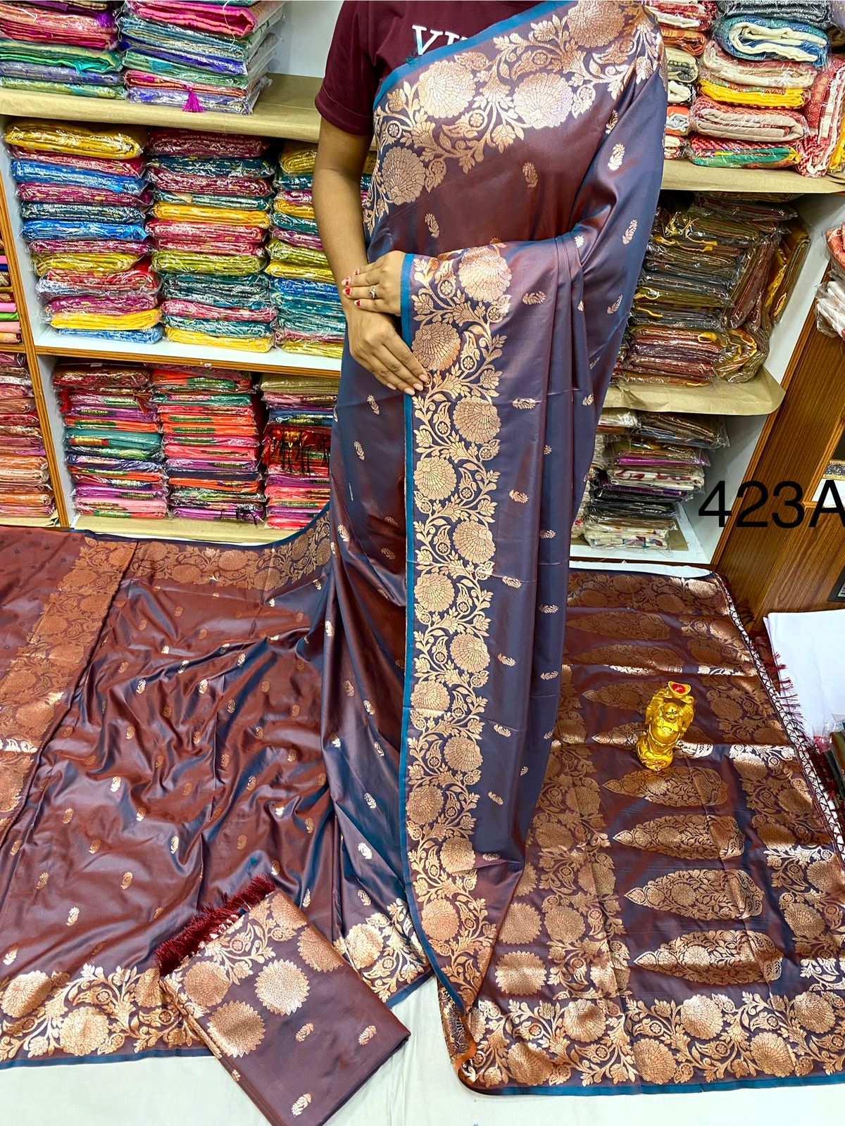 OPEN BORDER KATAN SAREE
