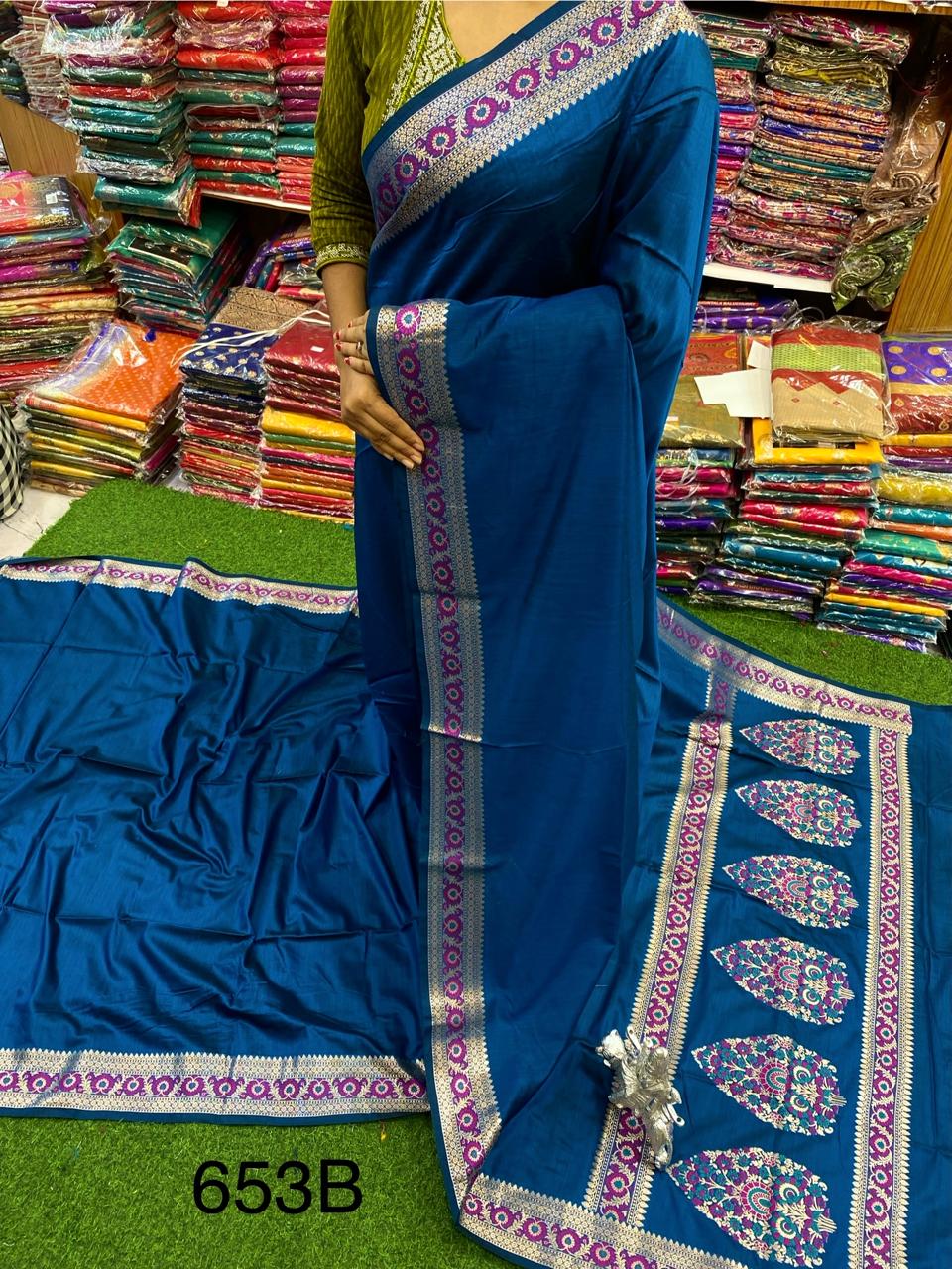 MUGA SILK Inchipaar Meena