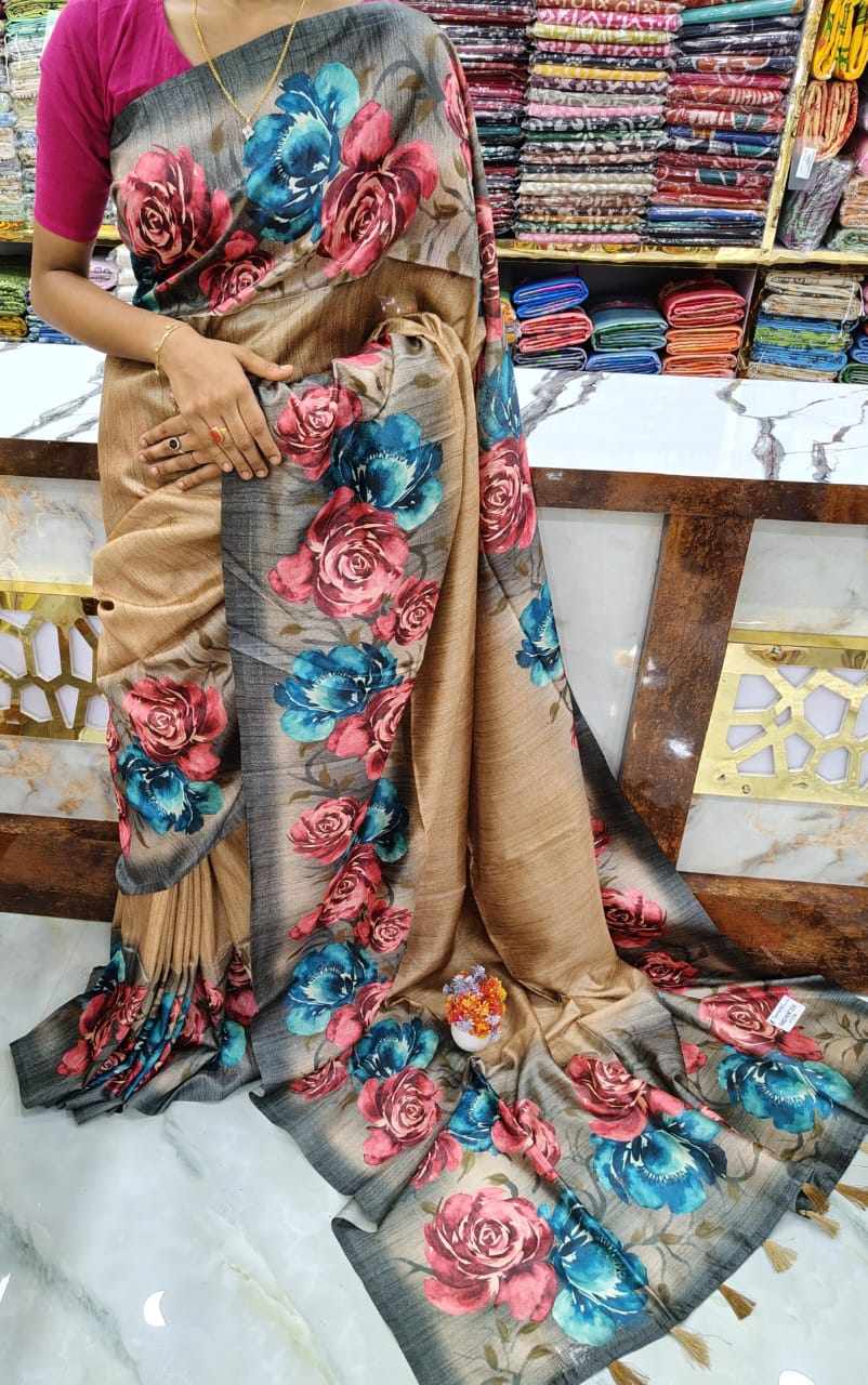 MATKA HAND PRINT SOFT SILK