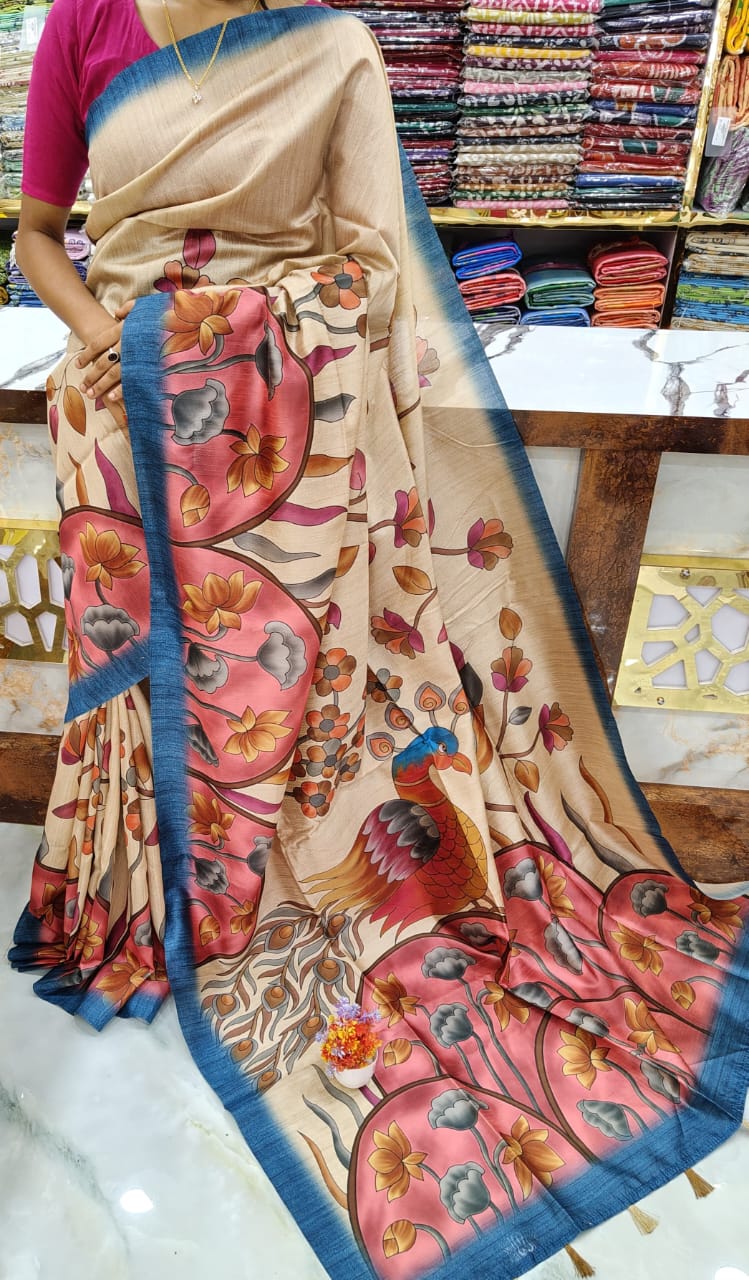 MATKA HAND PRINT SOFT SILK