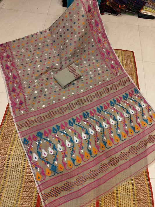 Authentic Premium Quality Semi Polished (খই মার) Dhakai Jamdnai