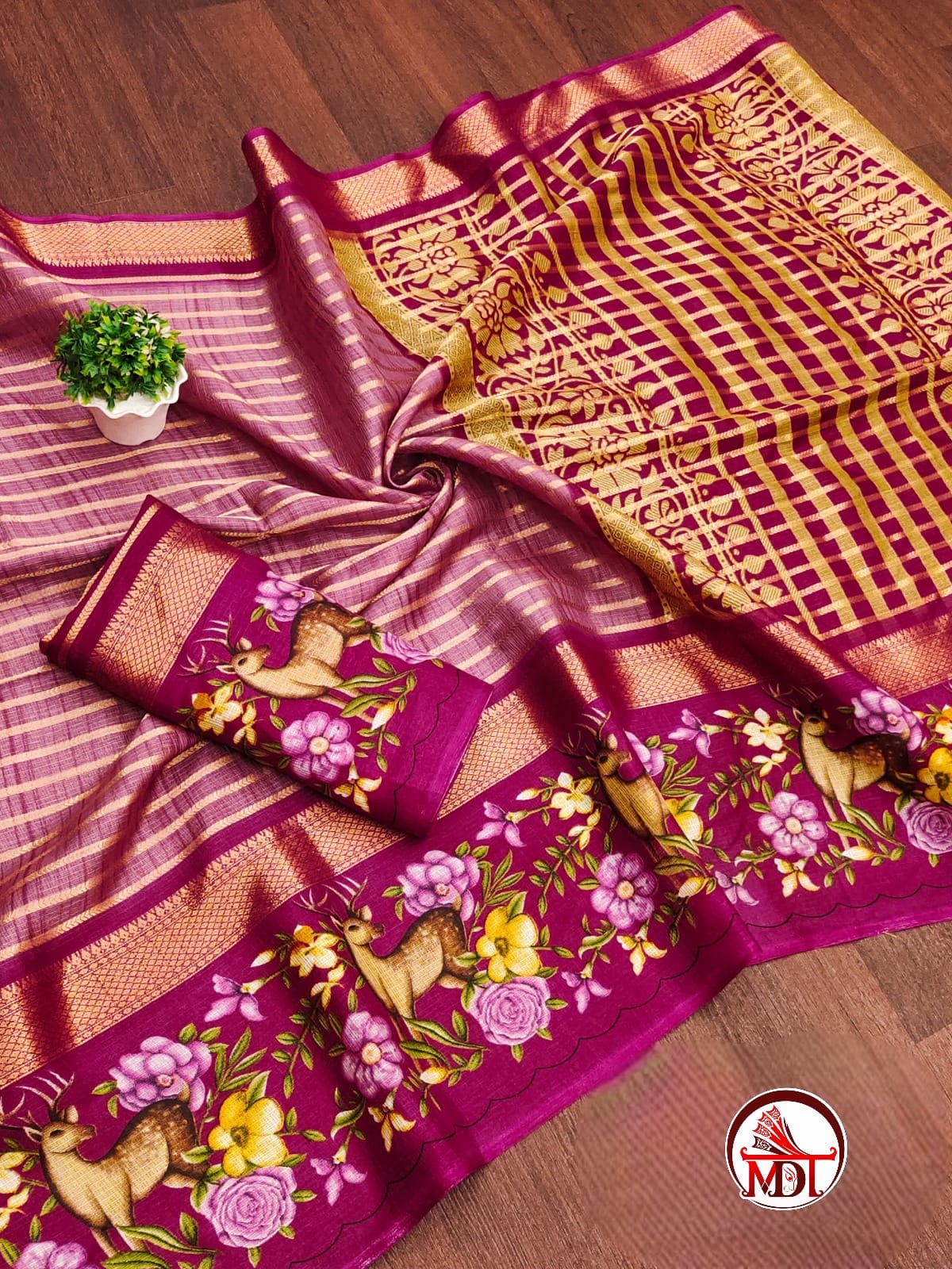 PURE JUTE KOTA SAREE