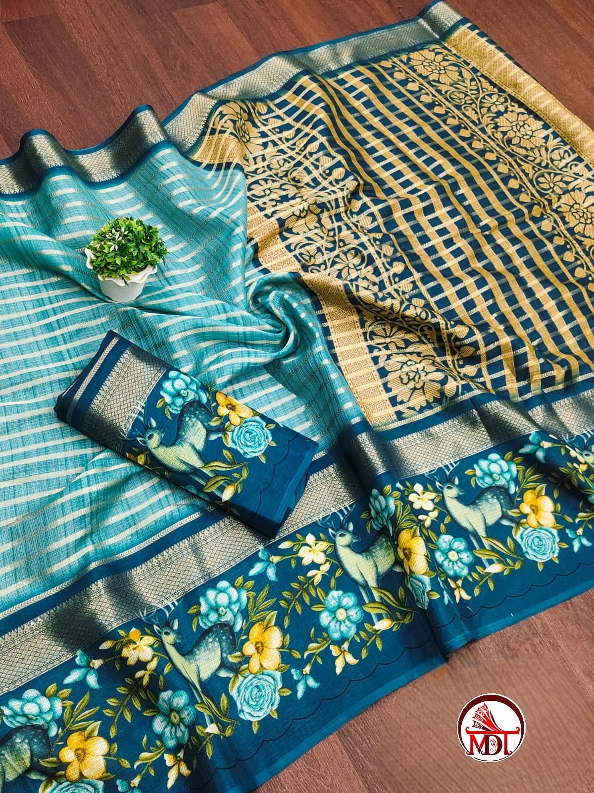 PURE JUTE KOTA SAREE