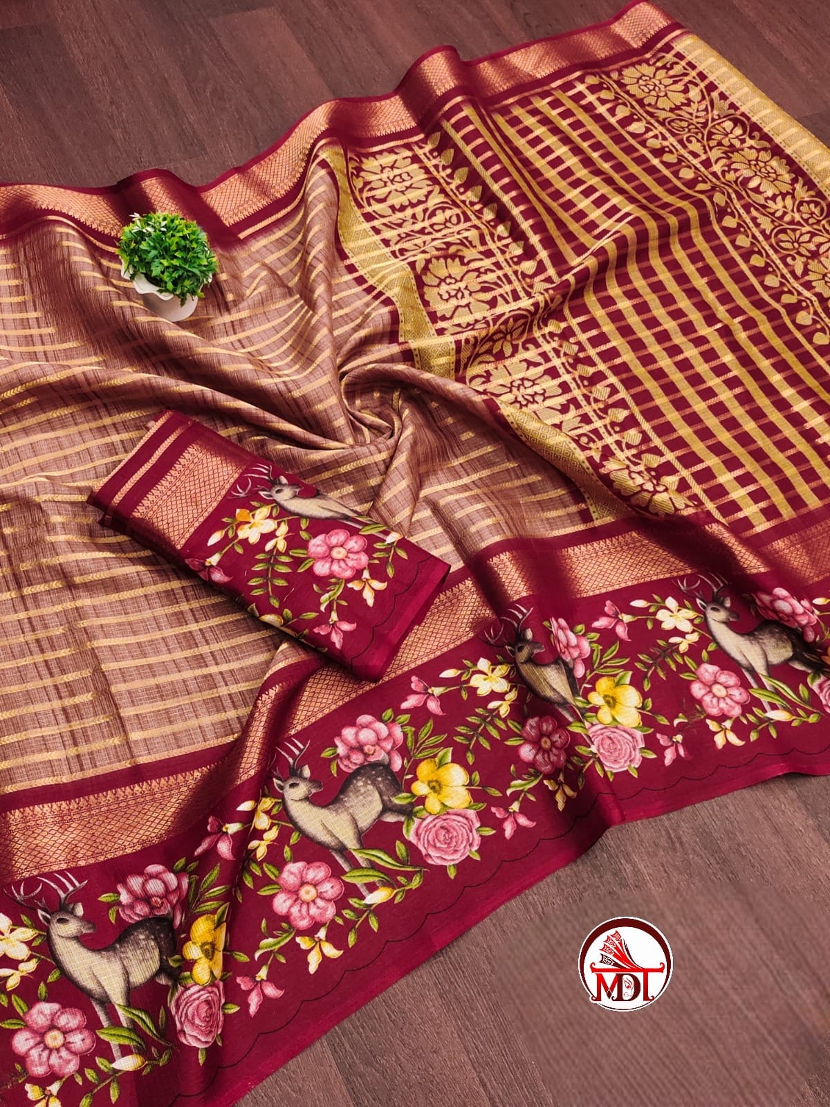 PURE JUTE KOTA SAREE