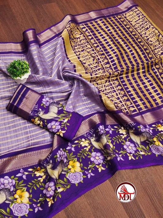 PURE JUTE KOTA SAREE