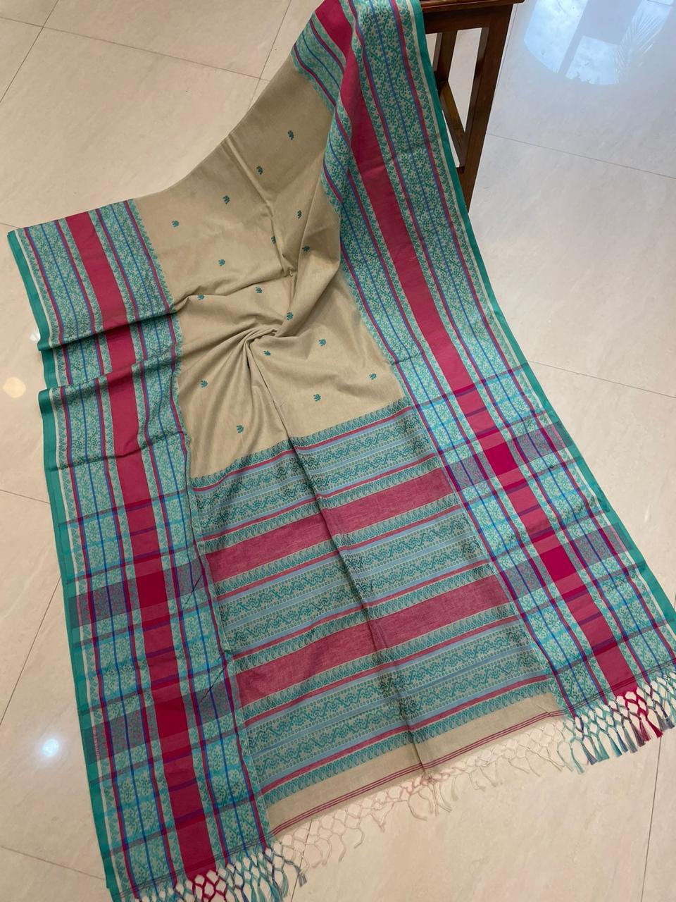 Cotton Khadi Handloom Jamdani