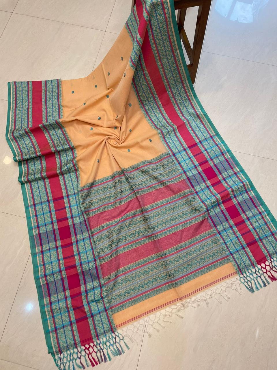 Cotton Khadi Handloom Jamdani