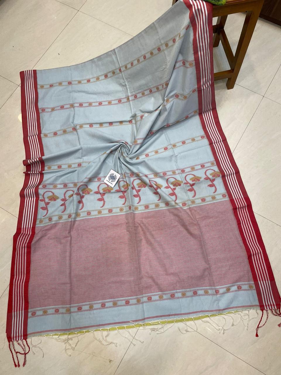 Cotton Khadi Handloom Jamdani