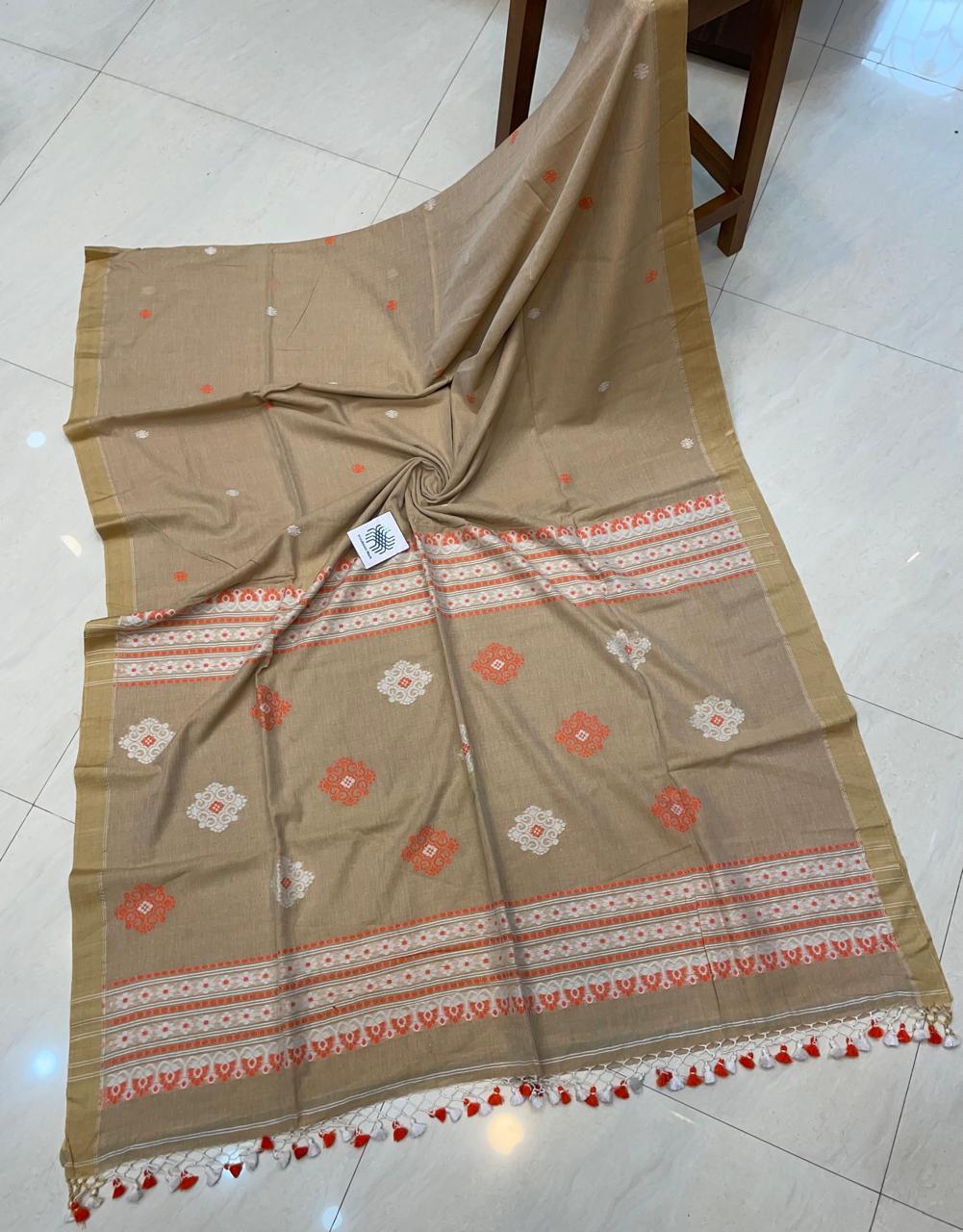 Cotton Khadi Handloom Jamdani