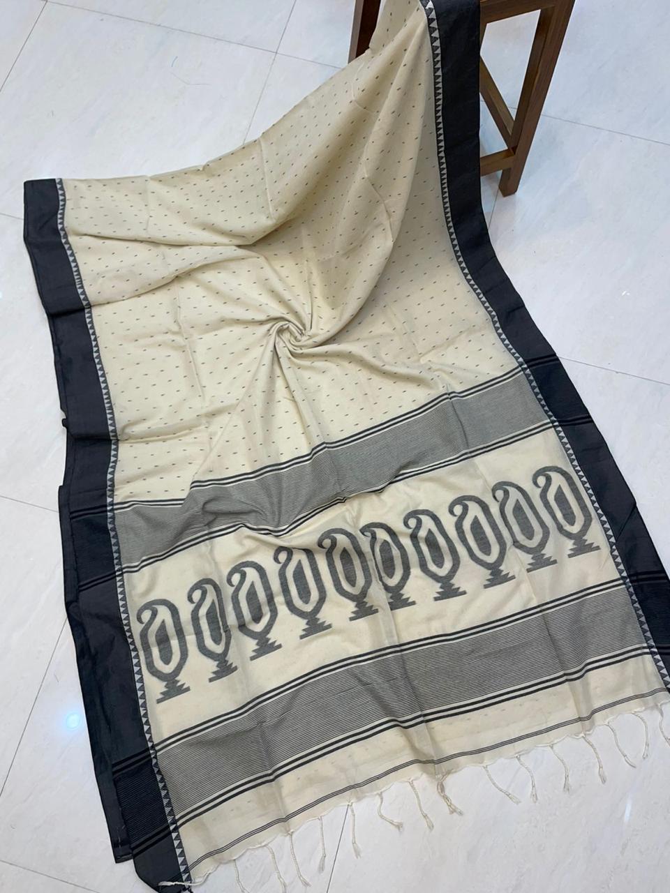 Cotton Khadi Handloom Jamdani