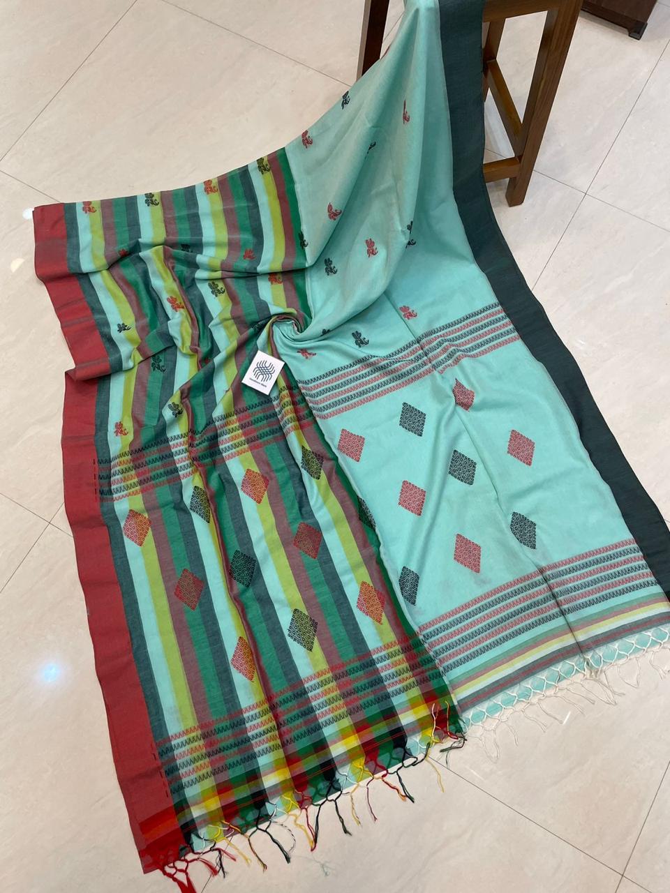 Cotton Khadi Handloom Jamdani