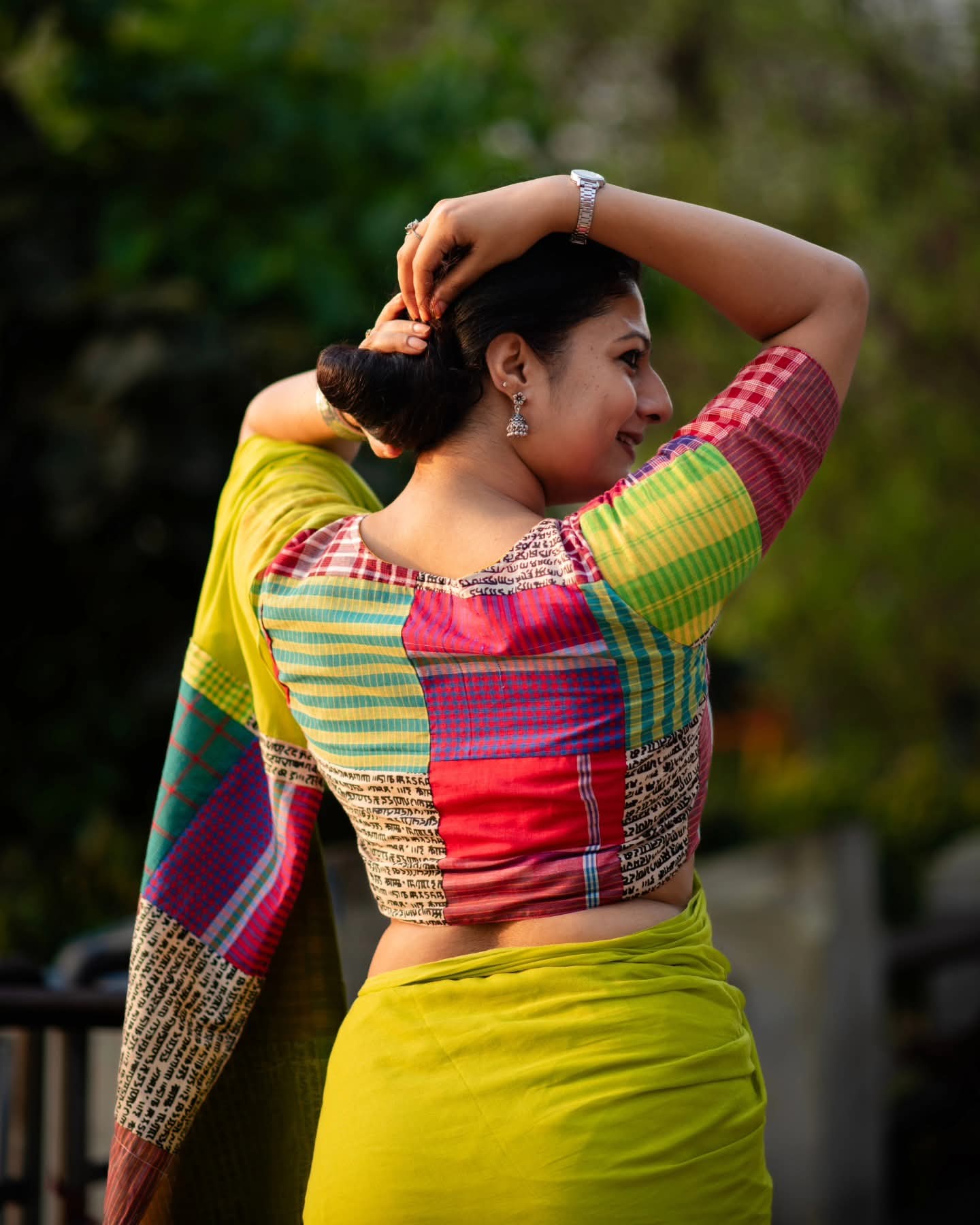 Gamcha Box Mixmatch Saree