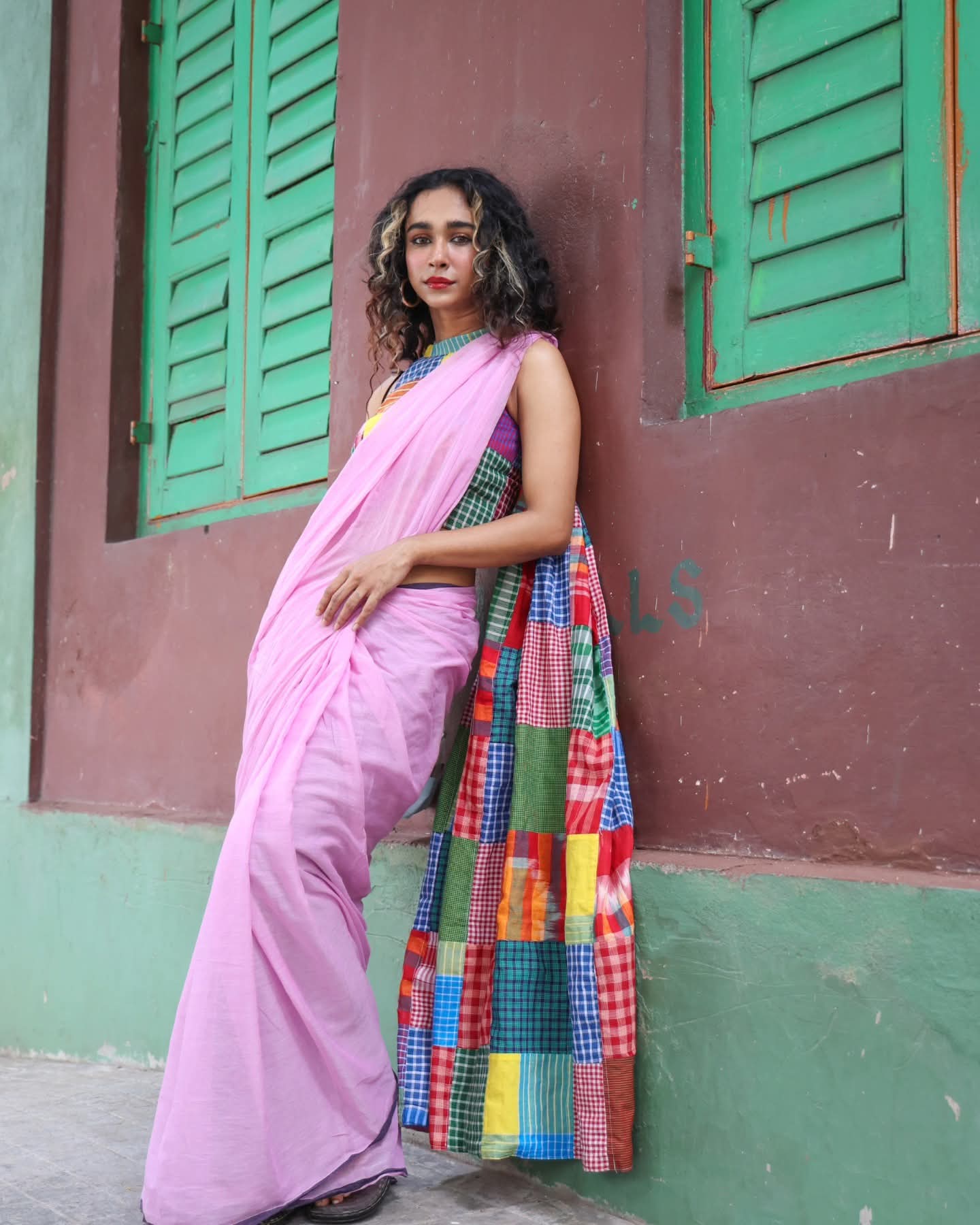 Gamcha Box Mixmatch Saree