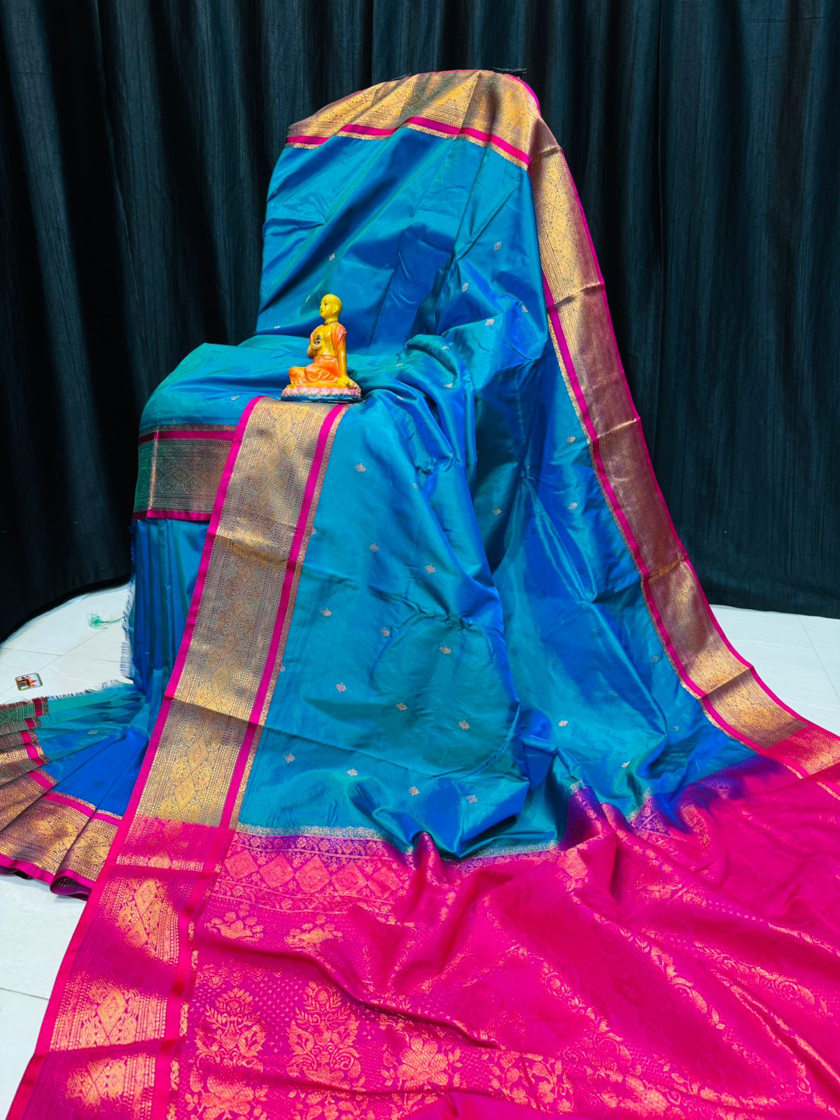 SEMI KANJIVARAM SILK
WITH GATTI PAR